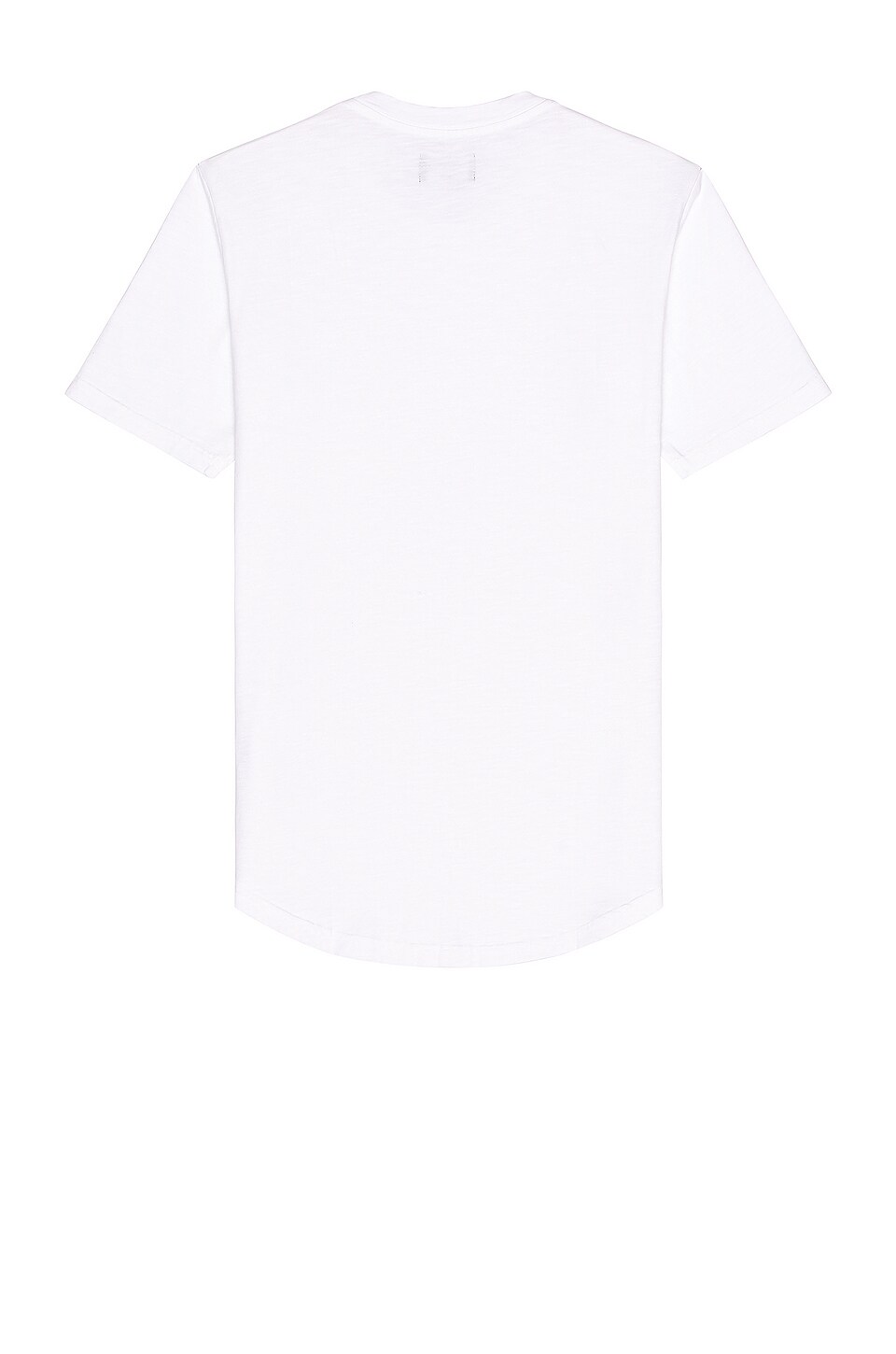 Goodlife Slub Scallop Crew in White