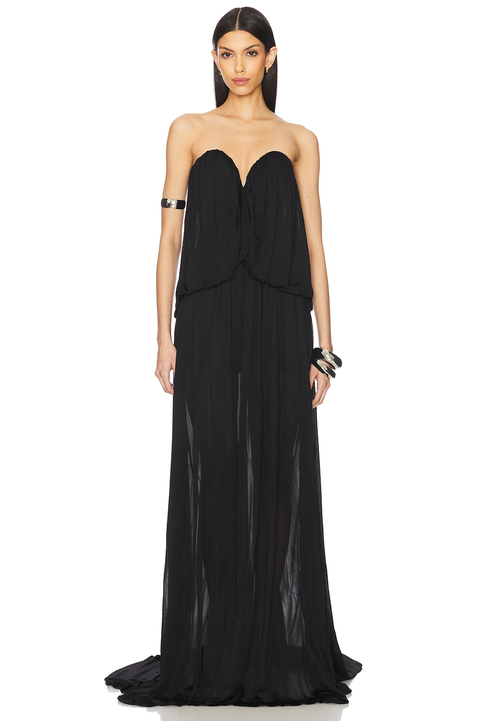 GIUSEPPE DI MORABITO ストラップレスドレス - Black | REVOLVE