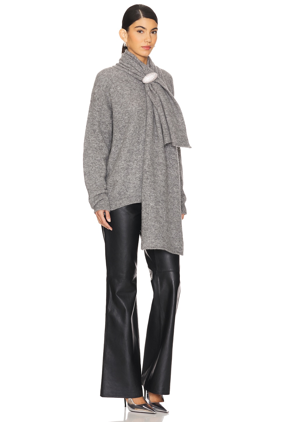 GIUSEPPE DI MORABITO Scarf Sweater thumbnail