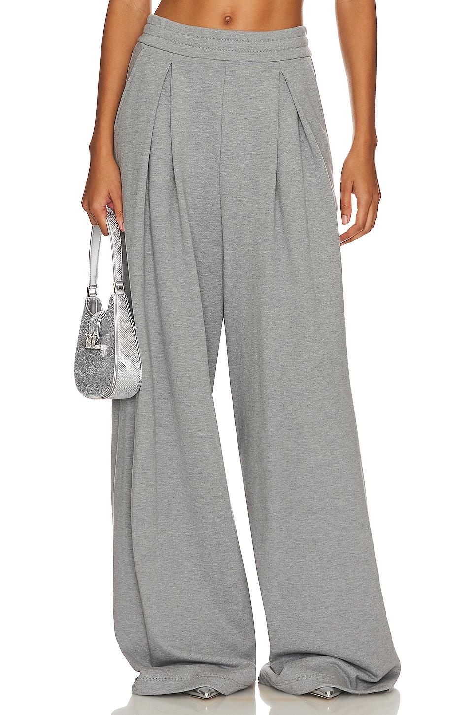 GIUSEPPE DI MORABITO Wide Leg Sweats in Grey | REVOLVE