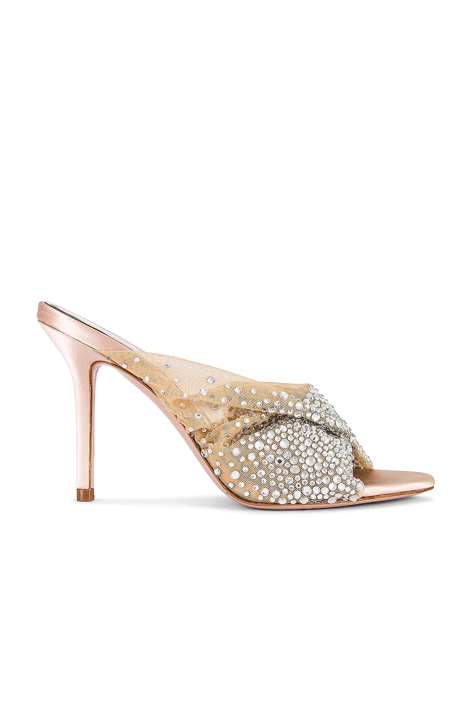 GEDEBE Mariel Mule in Nude & Crystal | REVOLVE