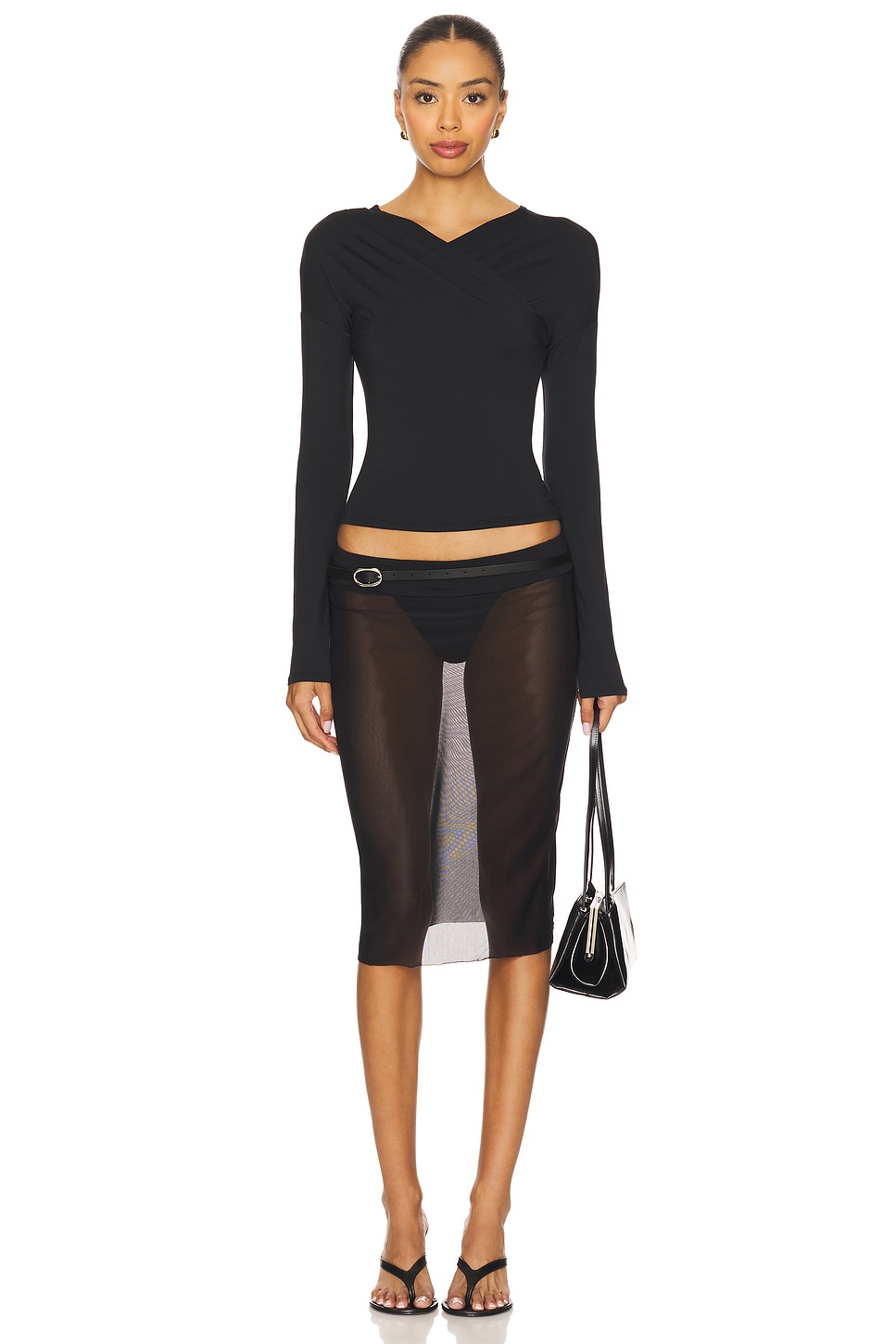 Geel Mirage Top