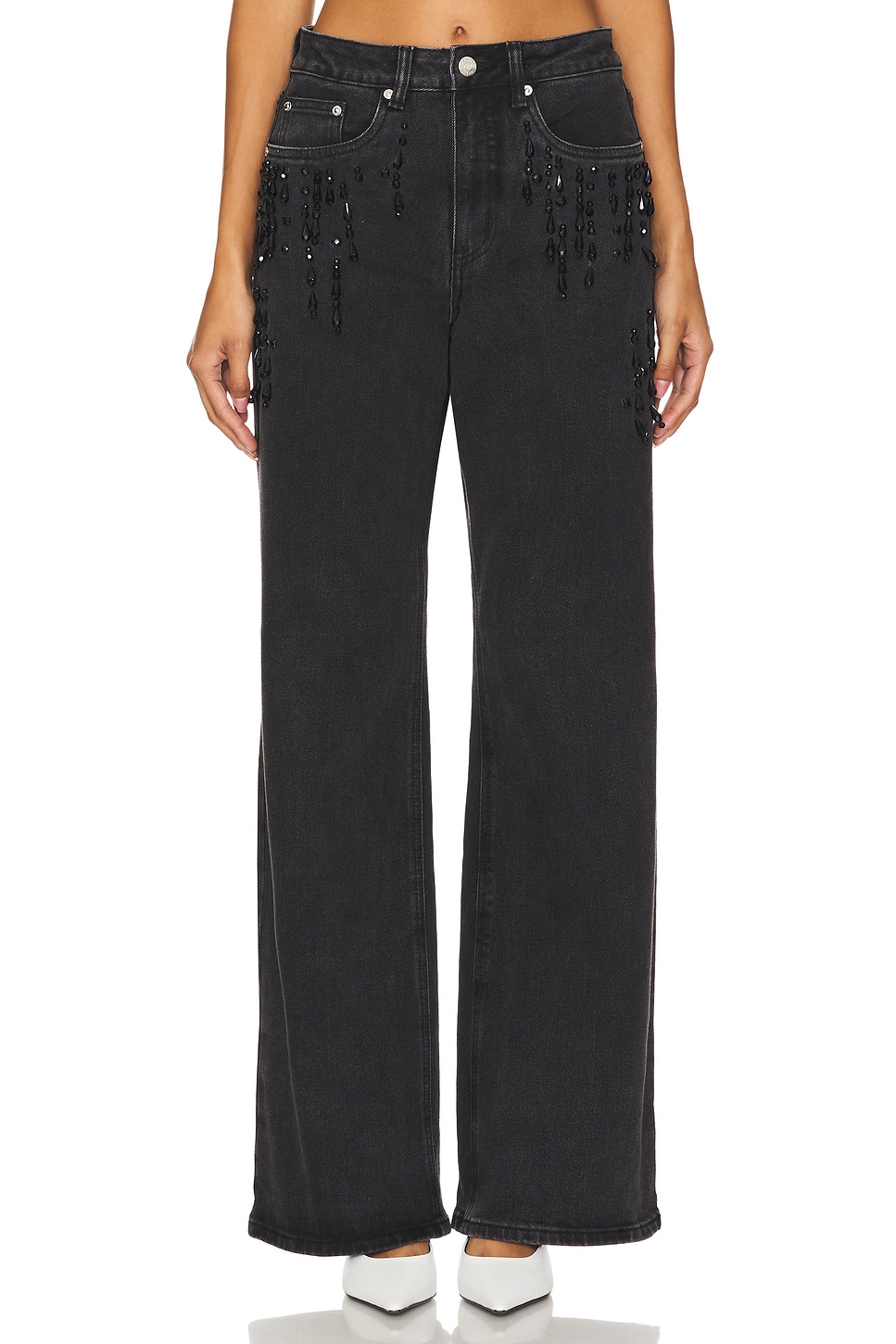 Similina High Waisted Wide Jeans
