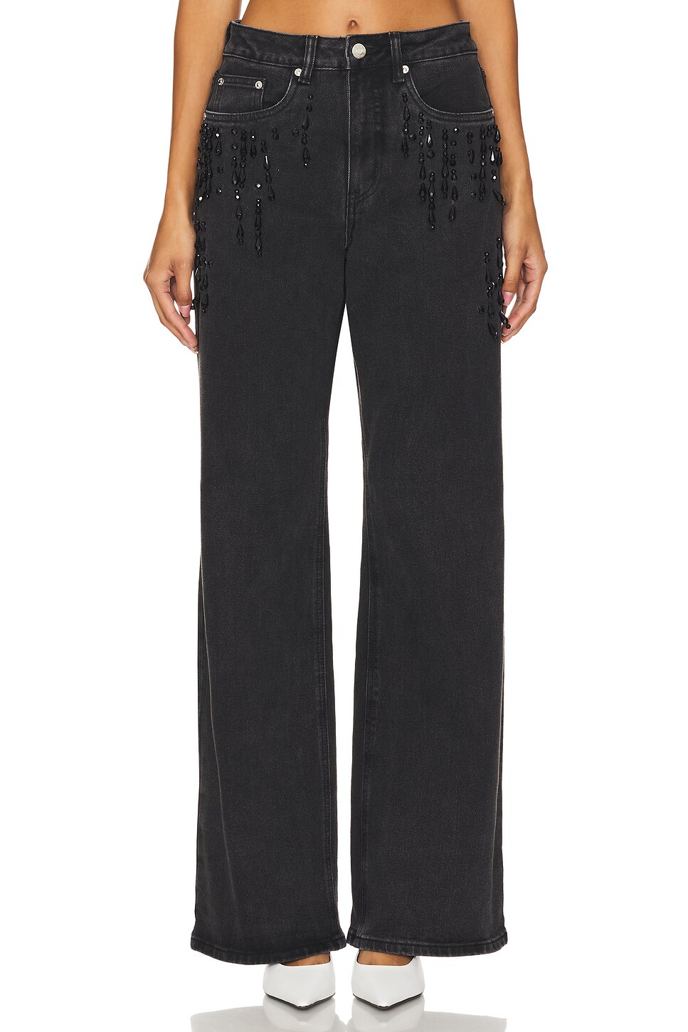 Similina High Waisted Wide Jeans