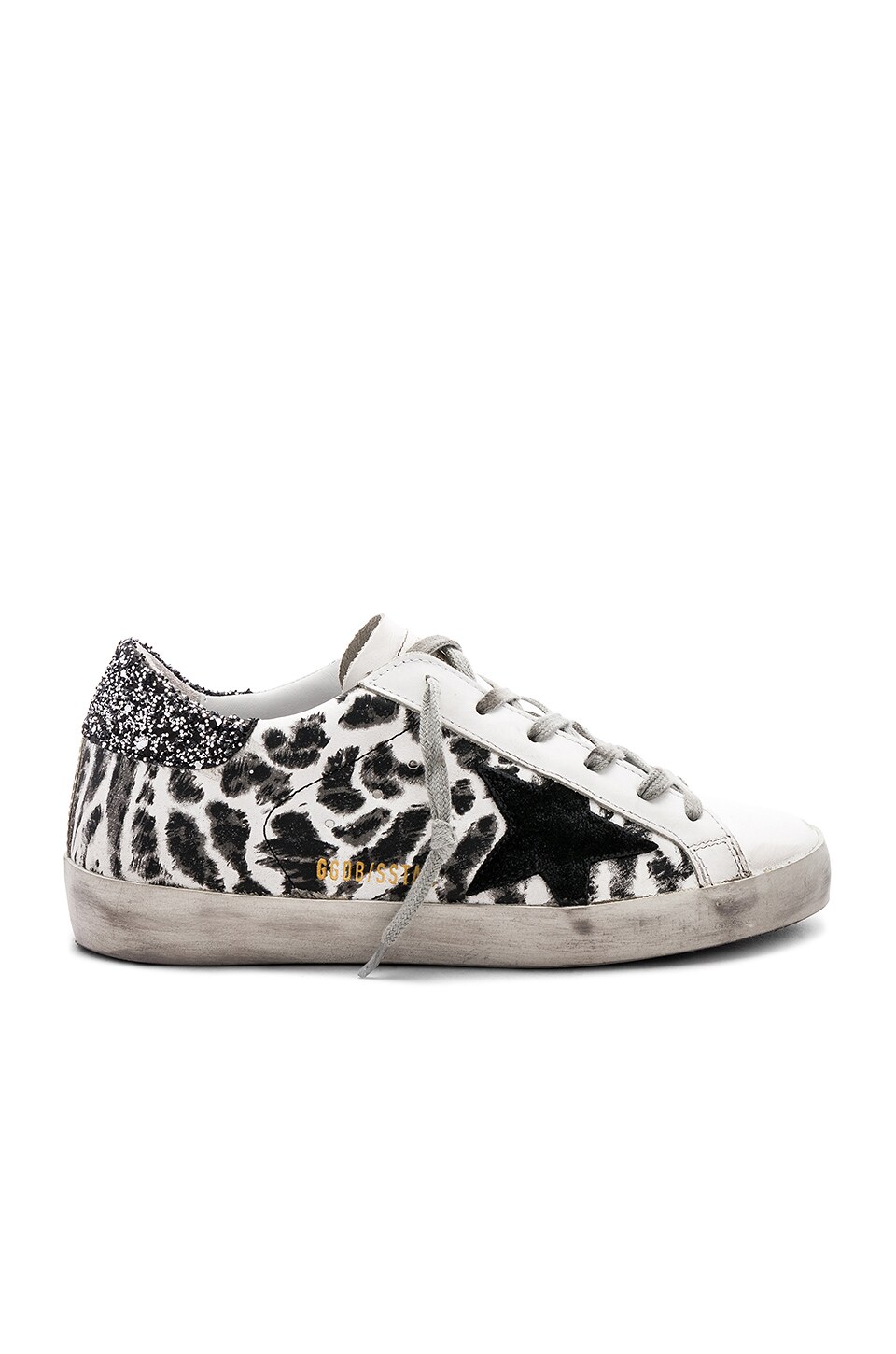 Golden Goose Superstar Sneaker in Black Leopard | REVOLVE