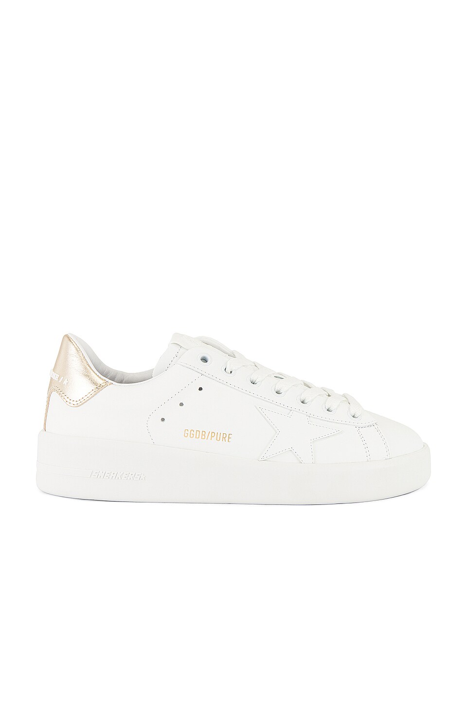 Image 1 of Pure Star Sneaker in White & Gold