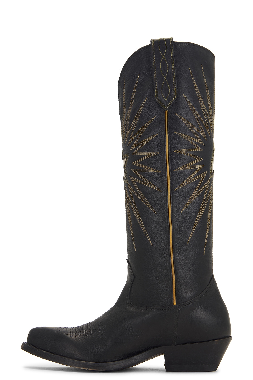 ブーツその他 Golden Wish Star Model High Leather Boot Golden Goose Wish Star Boot in Black | REVOLVE