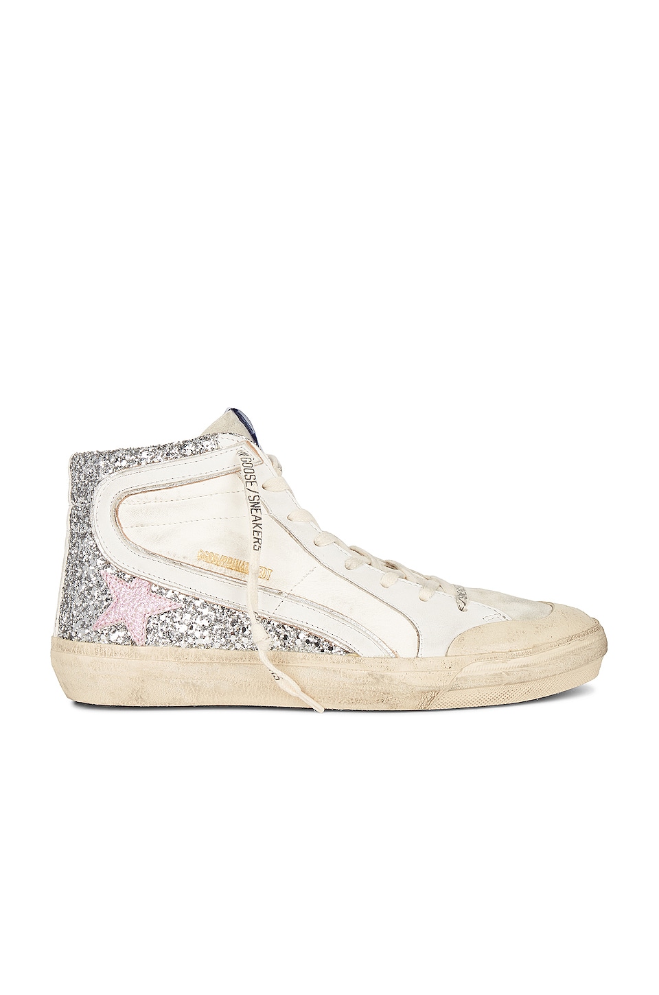 Golden Goose x REVOLVE Slide Sneaker in Pink & White | REVOLVE