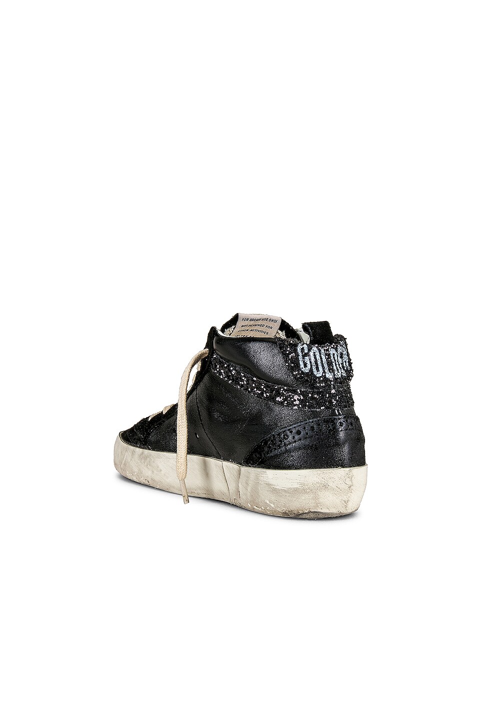 Golden Goose Mid Star Sneaker in Black | REVOLVE