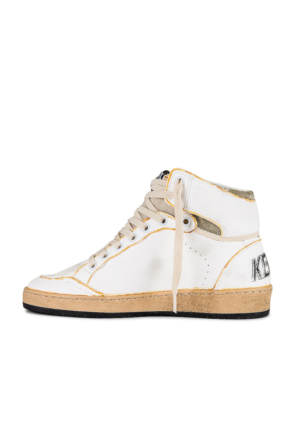 Golden Goose Sky Star Sneaker in White & Taupe | REVOLVE