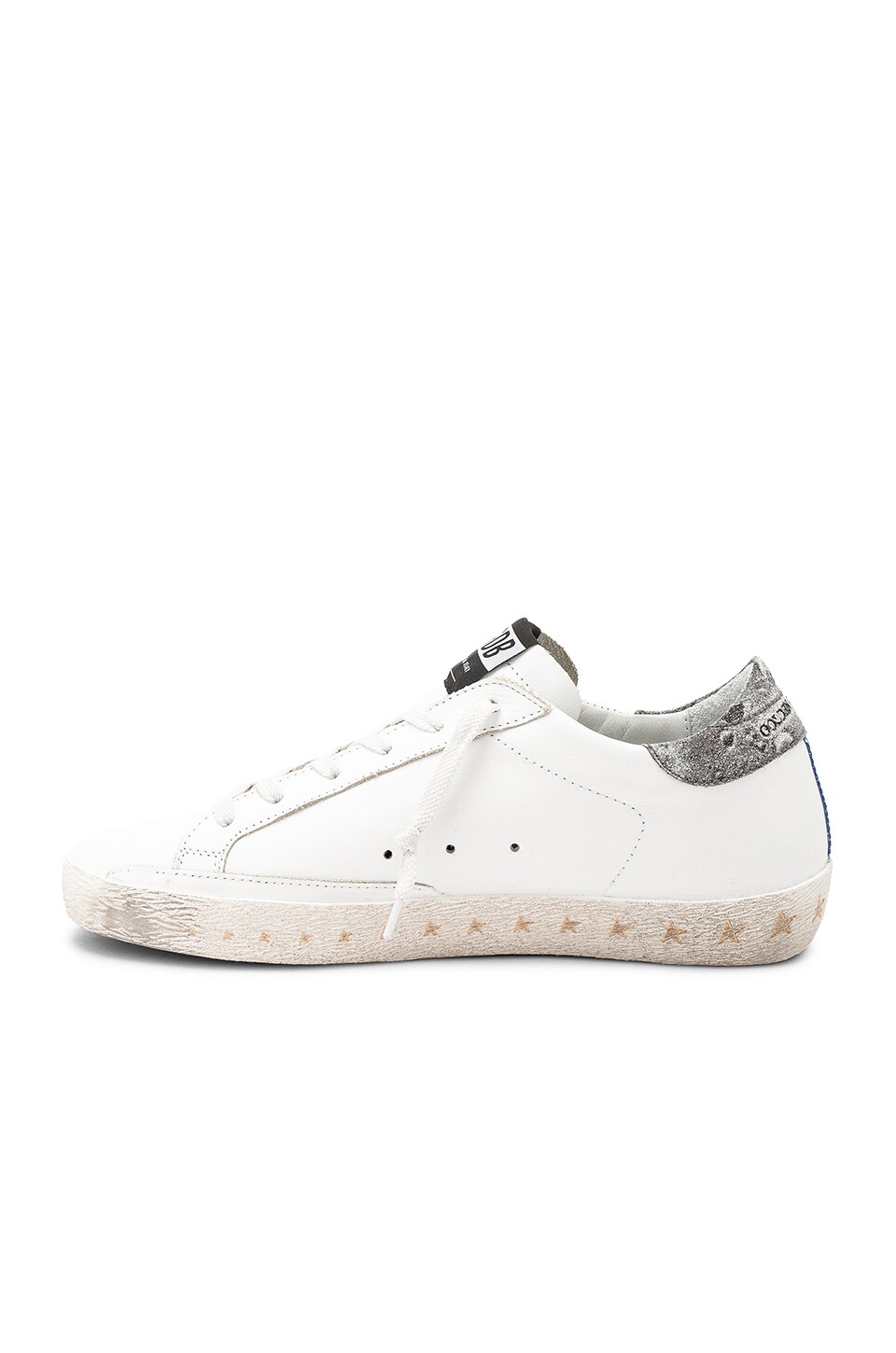 Golden Goose Superstar Sneaker in White Leather & Landed | REVOLVE