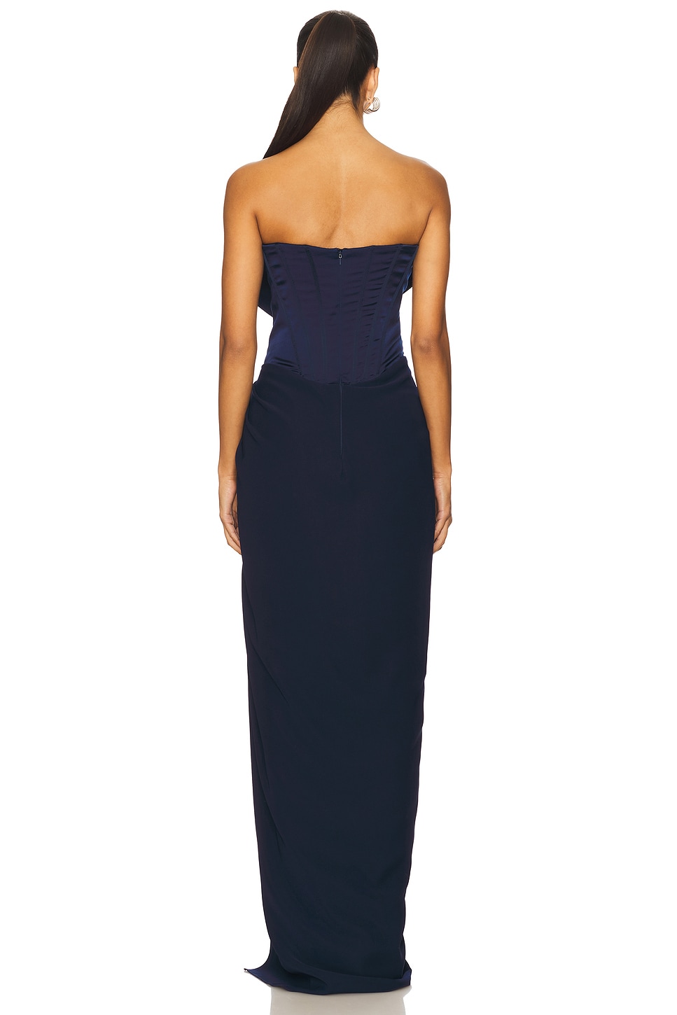 Ruffled Corset Gown