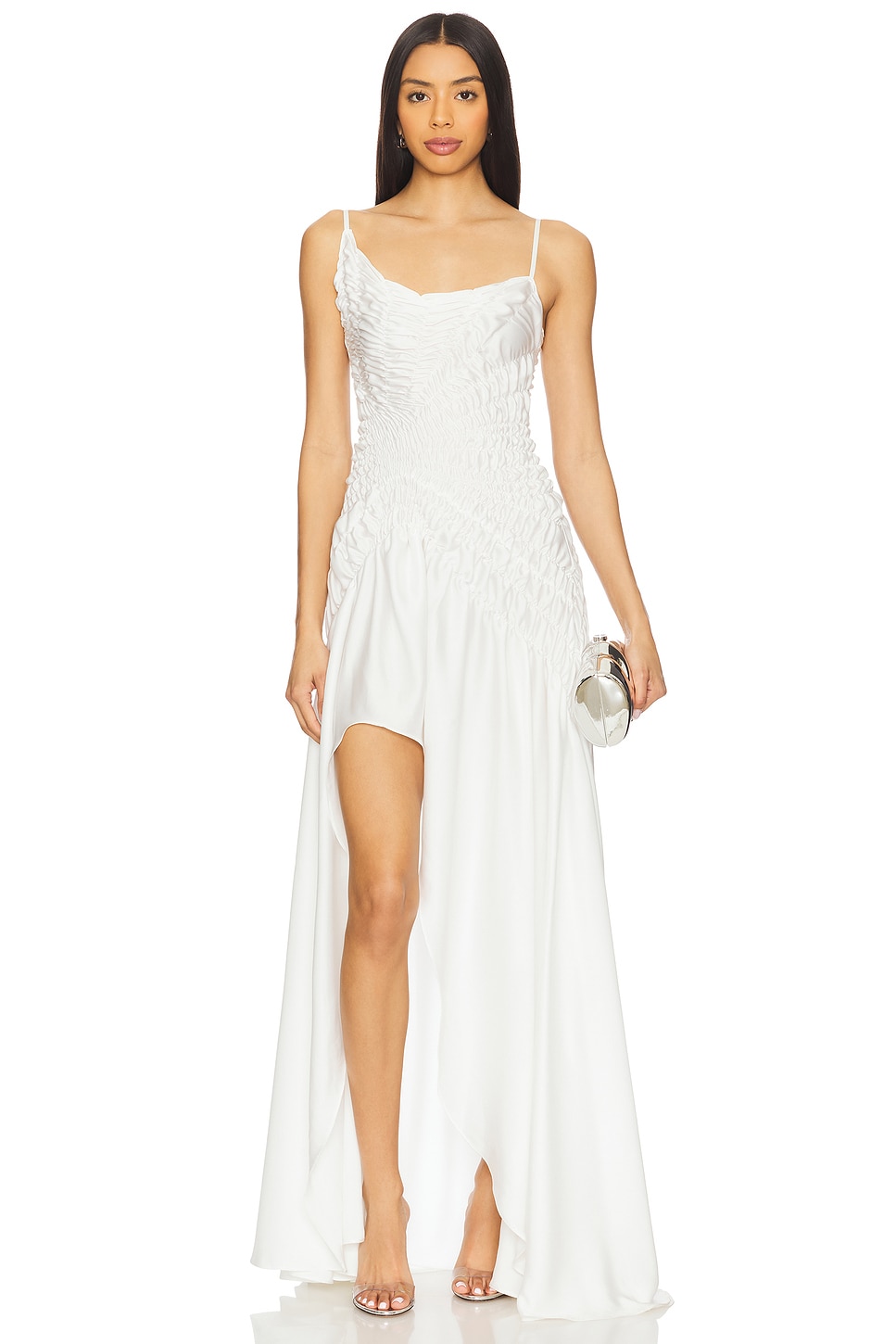 Georgia Hardinge The Eclipse Floorlength Dress in Ivory | REVOLVE