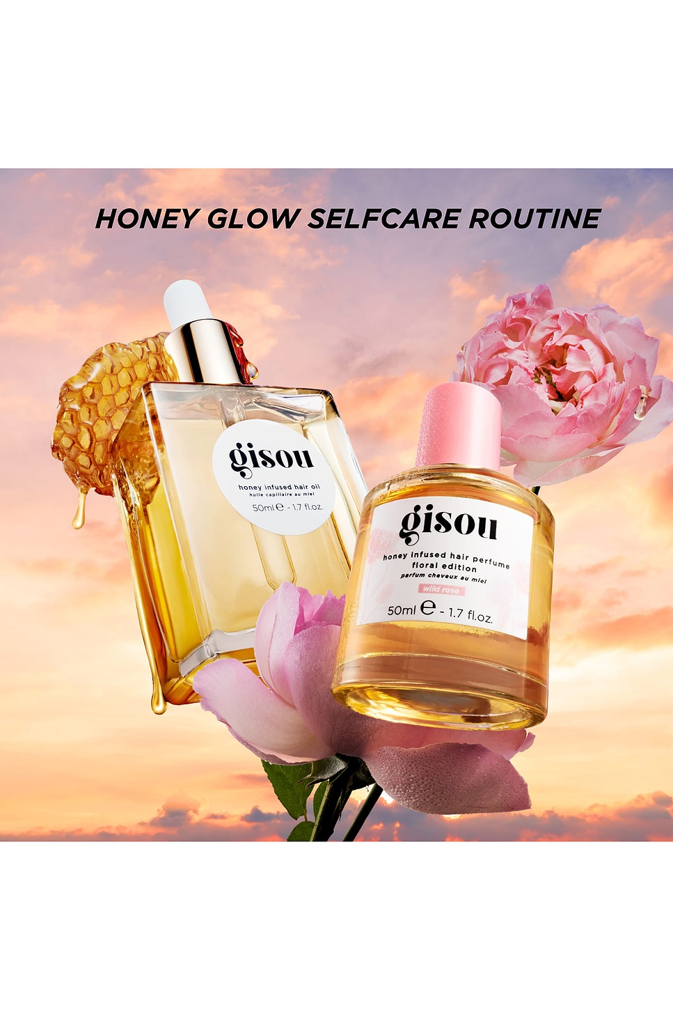 Honey Infused Hair Perfume Wild Rose
