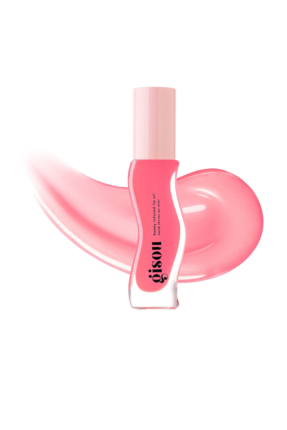 Gisou By Negin Mirsalehi ÓLEO LABIAL COM INFUSÃO DE MEL HONEY INFUSED LIP  OIL in Raspberry Swirl