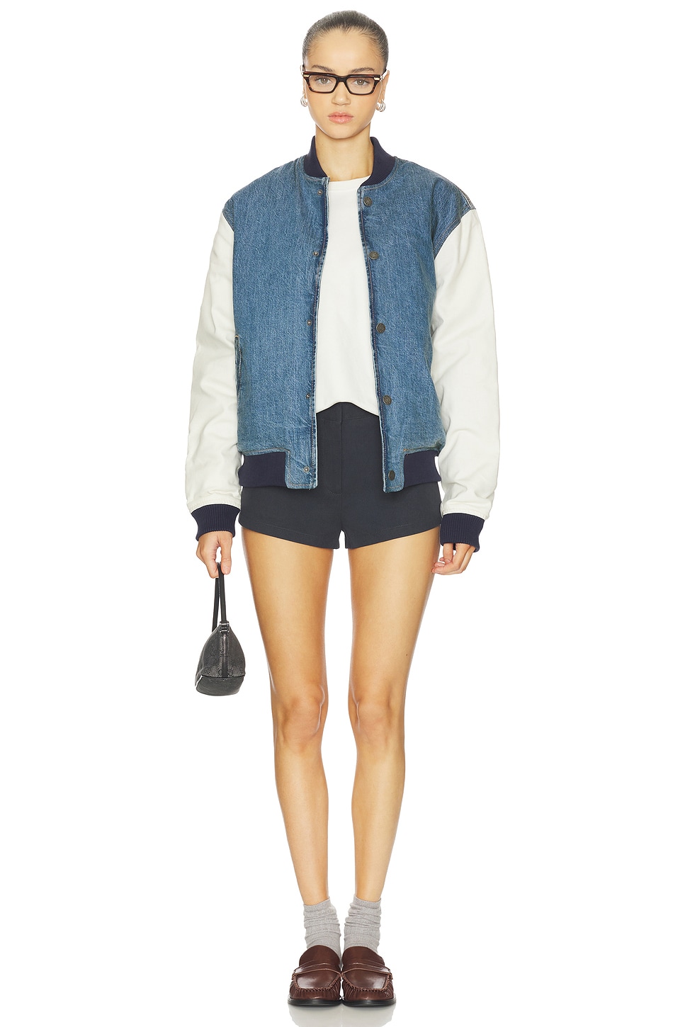 Denim Letterman Jacket