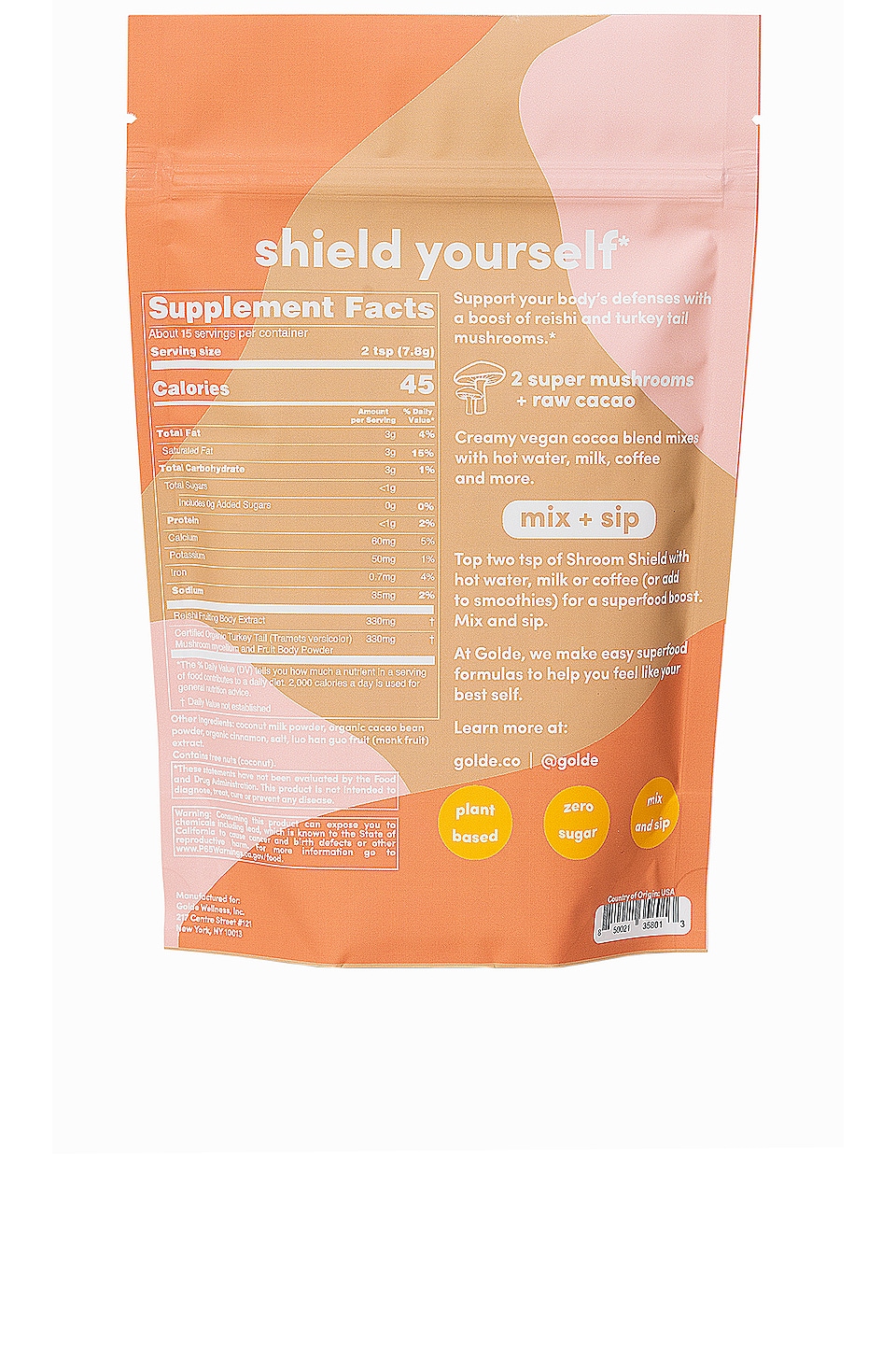GOLDE SUPPLÉMENT SHROOM SHIELD