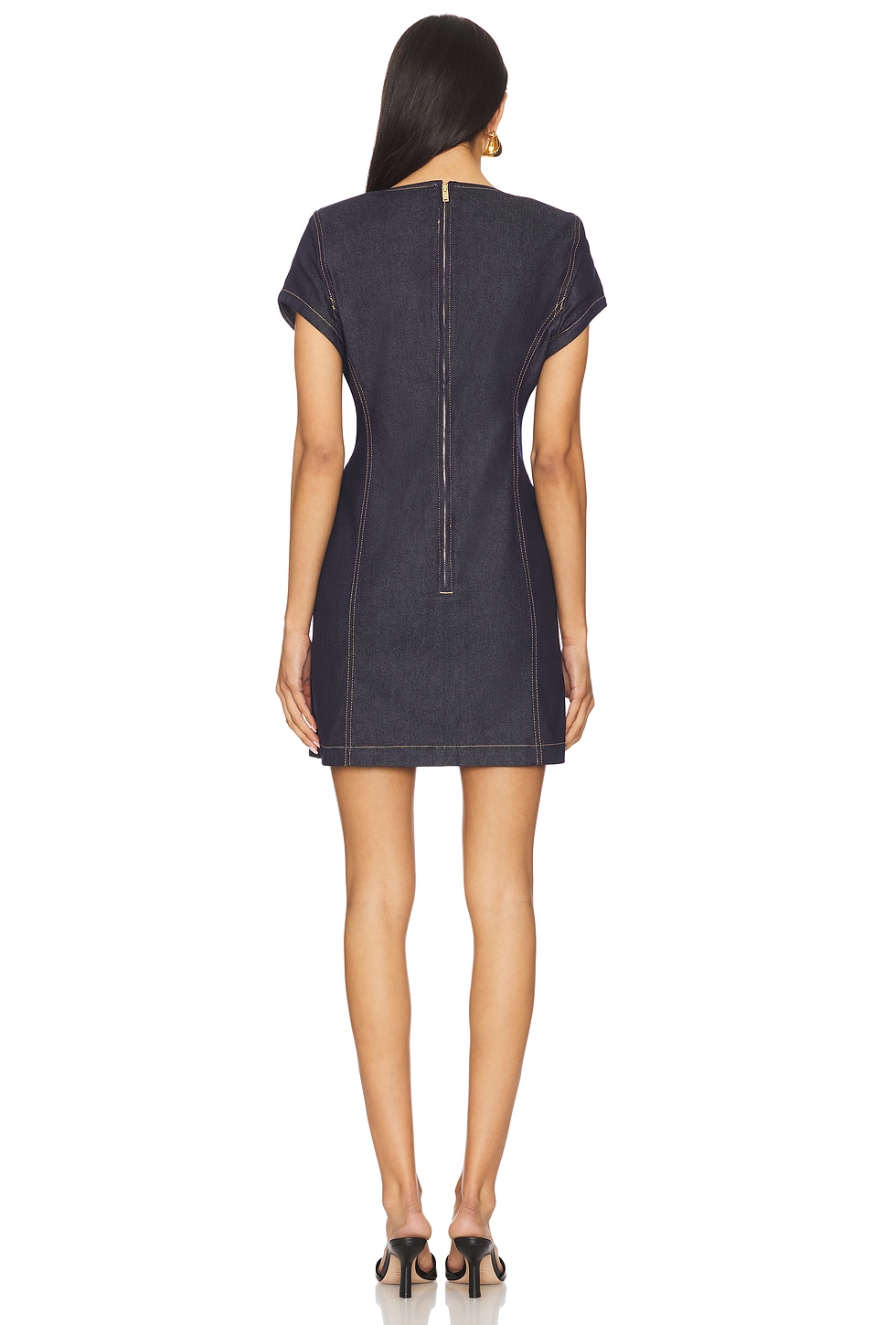 Brunella Sheen Denim Dress - Thumbnail 3
