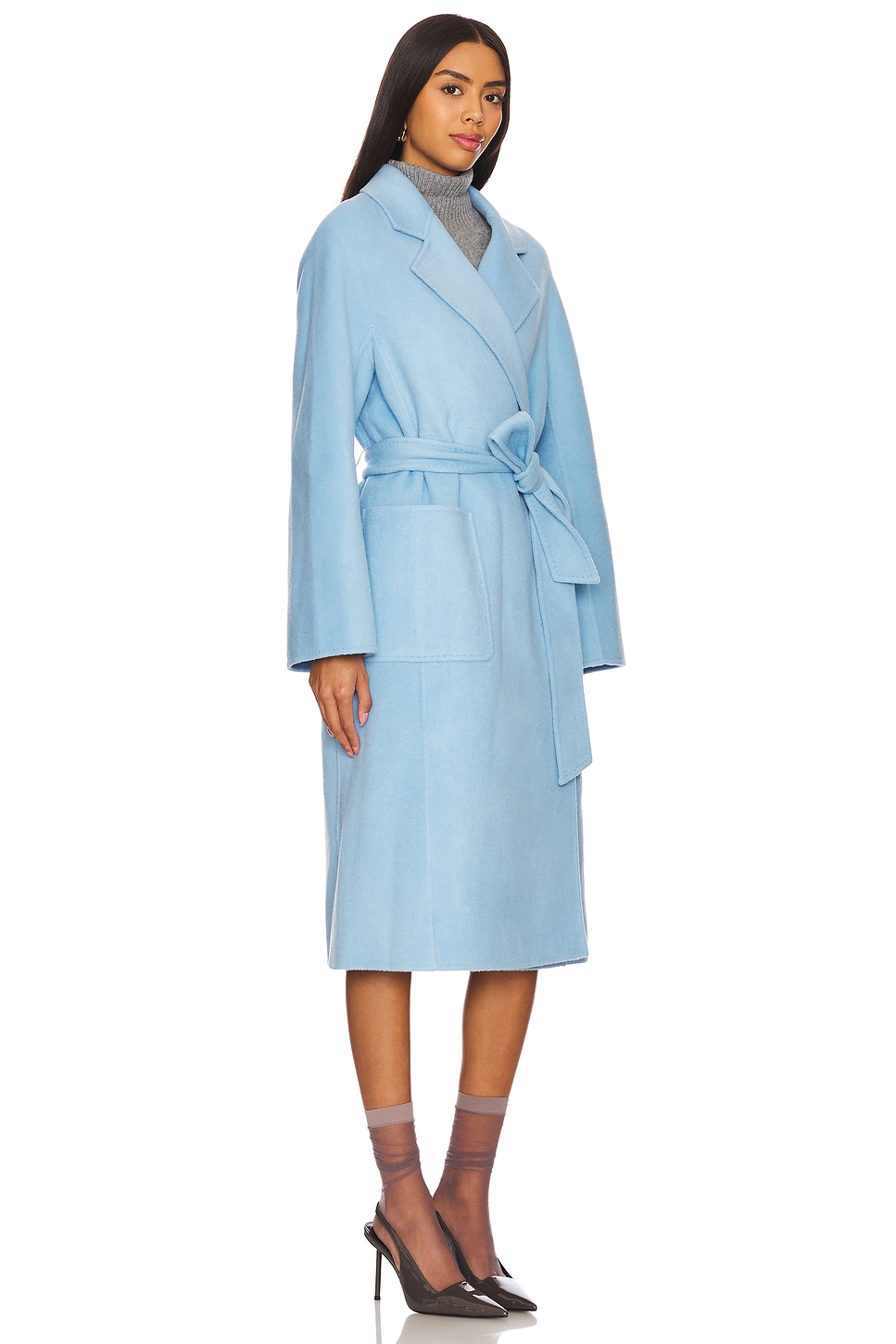 Grayson Wool Coat - Thumbnail 3