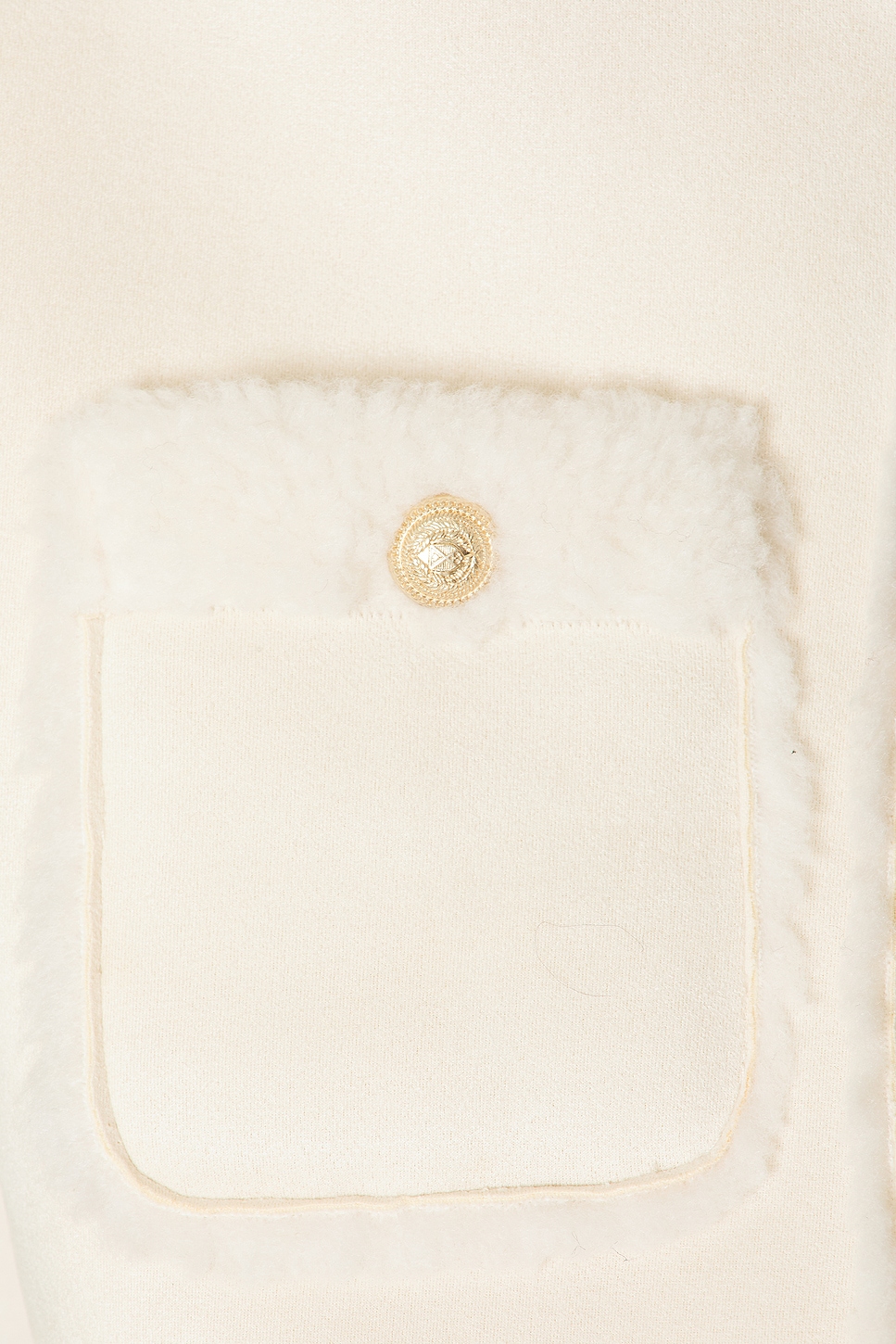 Chad Faux Suede Shearling Vest
