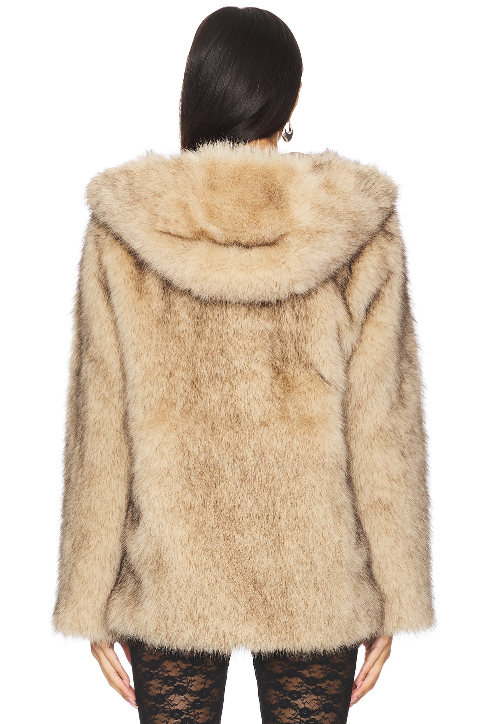 Generation Love Della Faux Fur Hood Jacket thumbnail