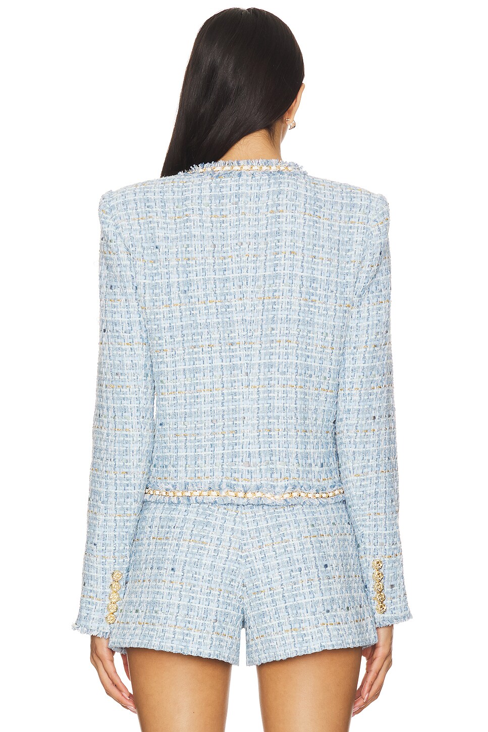 Generation Love Betsy Buttoned Tweed Blazer