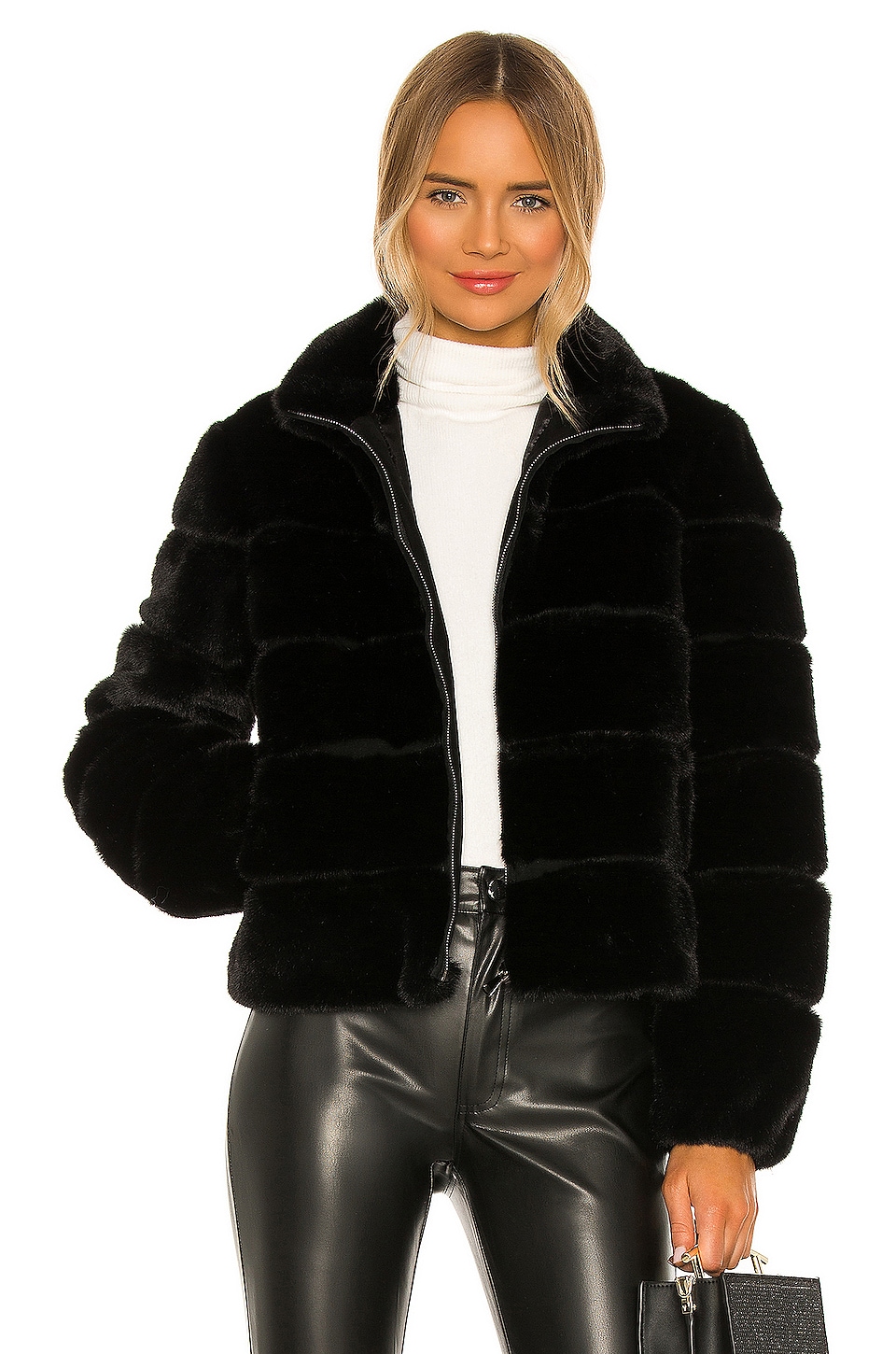 Generation Love Jodi Faux Fur Jacket in Black | REVOLVE