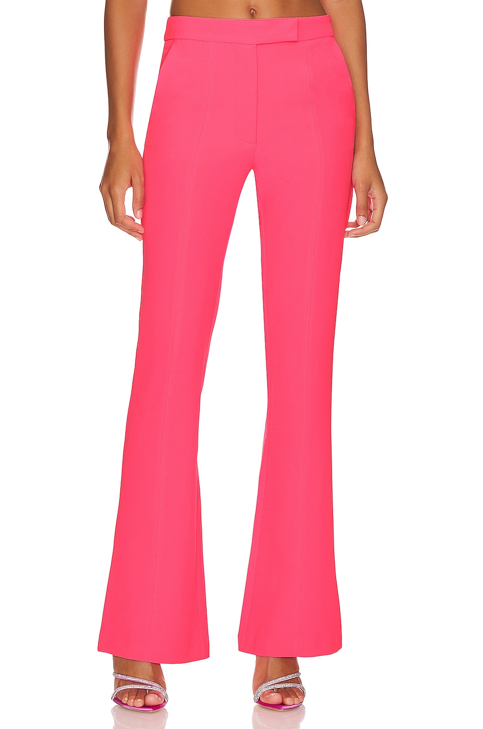 For The Love Of Pink Flare Pants