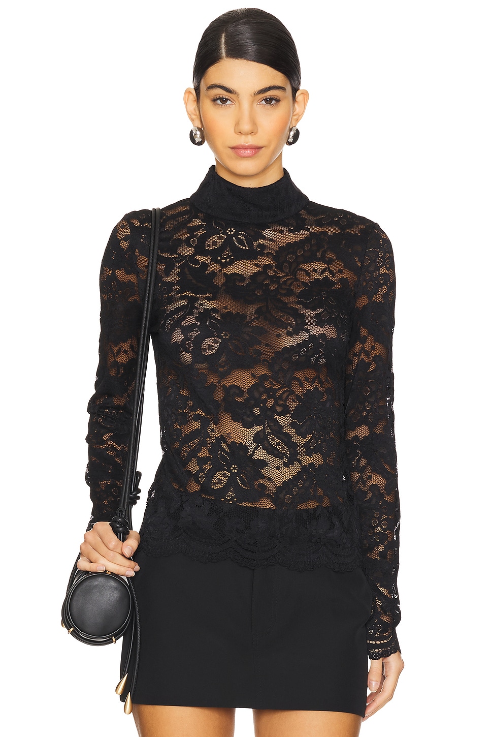 Generation Love Tyla Lace Top in Black | REVOLVE