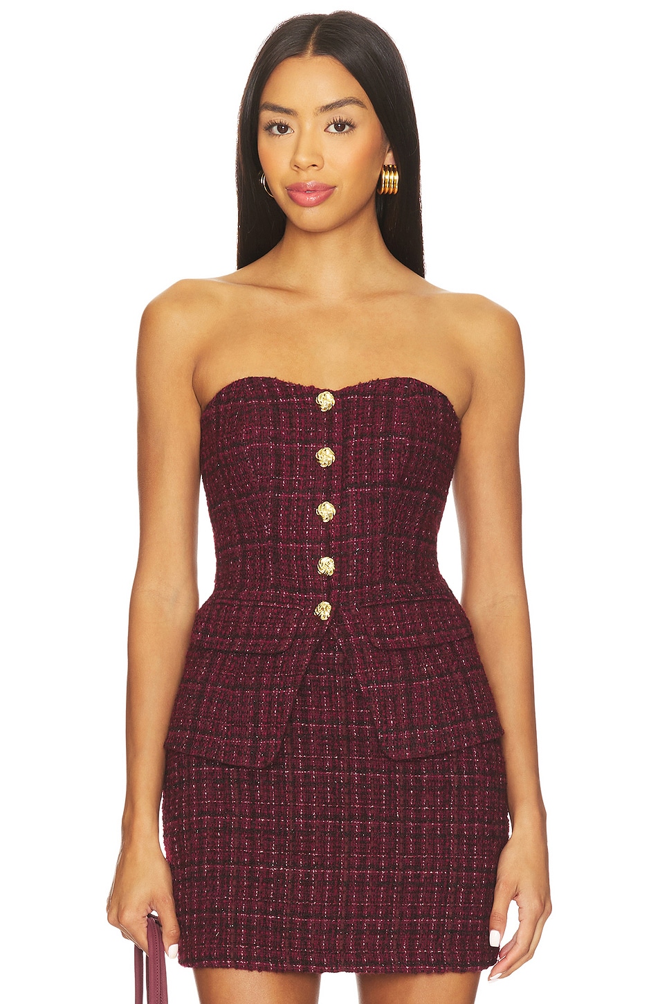 tweed corset mini dress Tweed Boucl Corset Mini Dress Petite Chrie