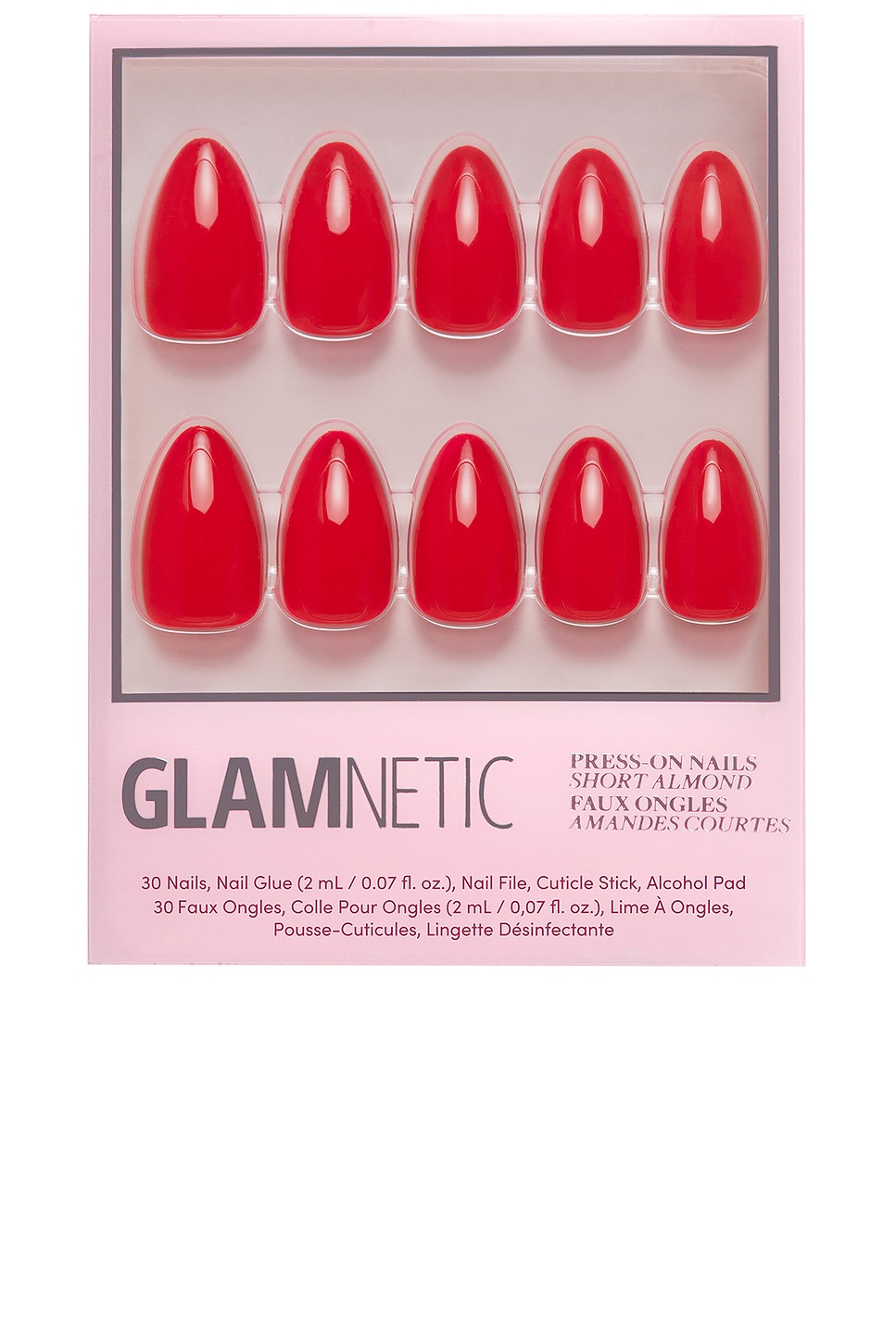 Fiery Red Press-On Nails - thumbnail 2