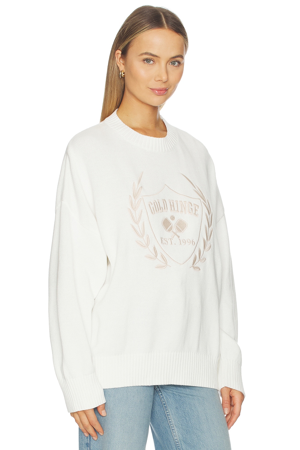 Oversized Crest Sweater - thumbnail 3