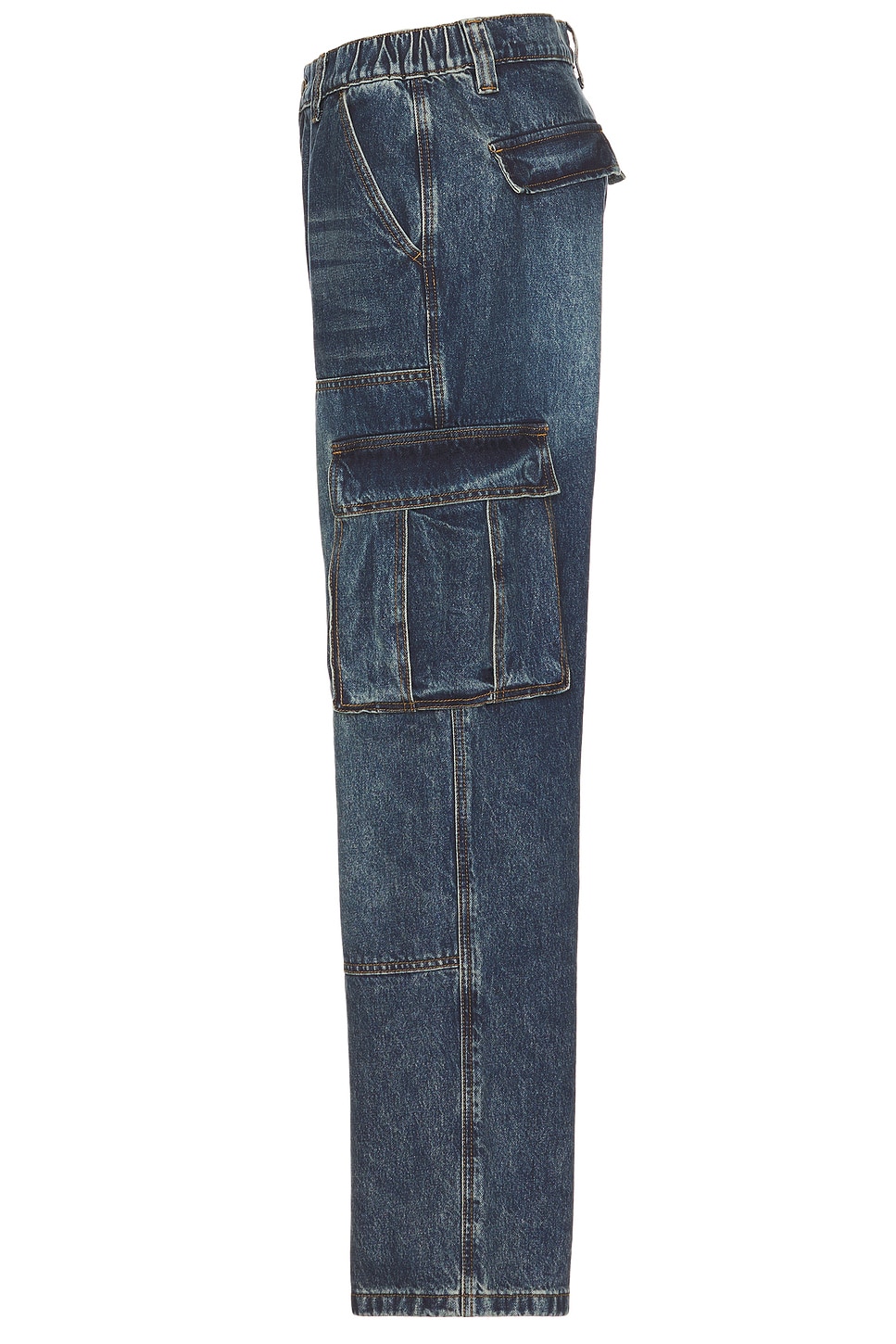 Denim Cargo Jeans - Thumbnail 3