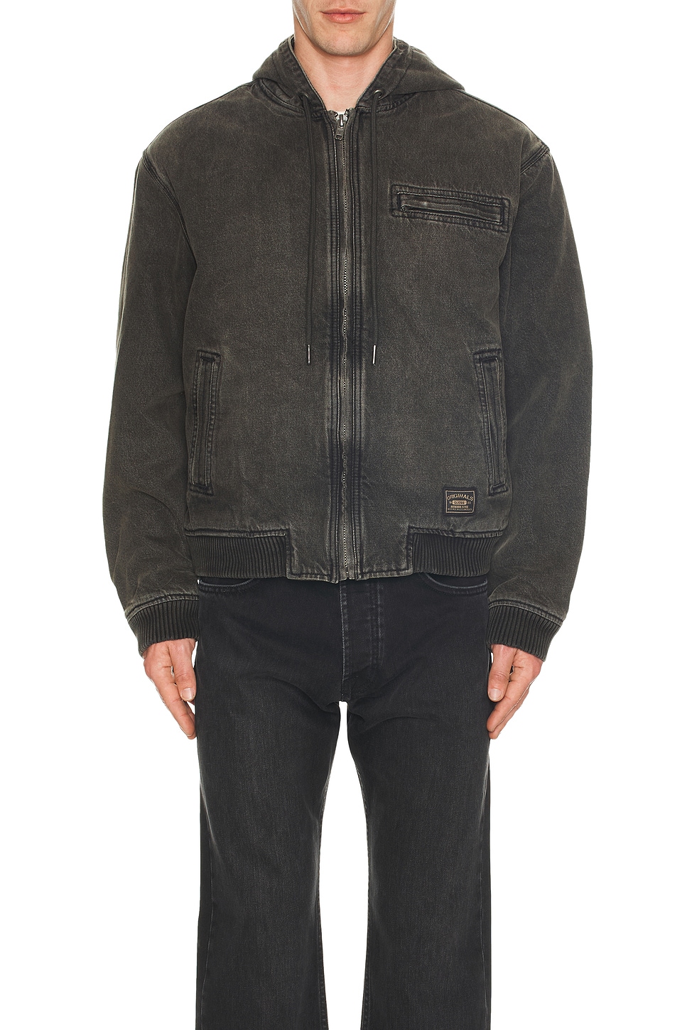 Denim Hoodie - Thumbnail 4