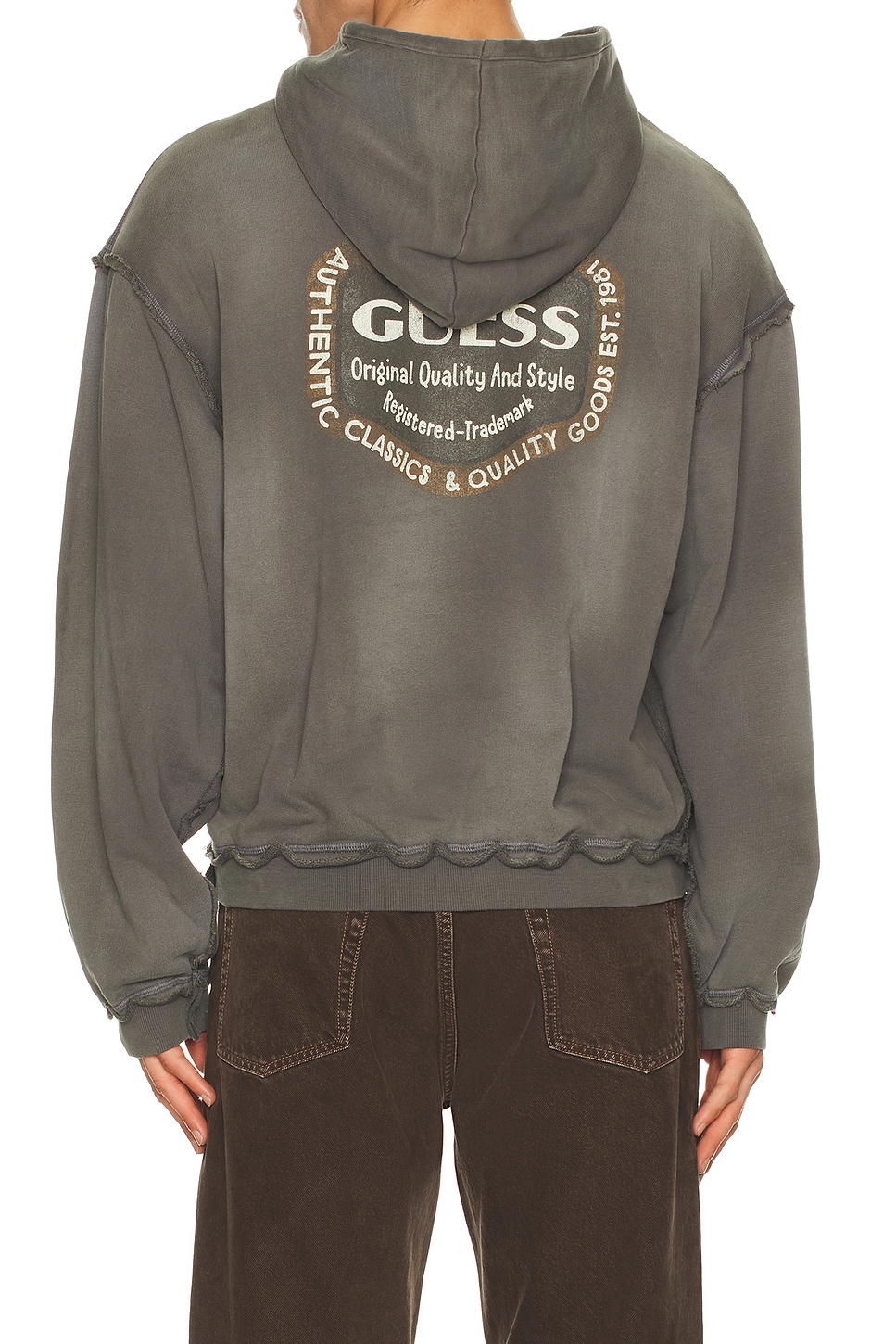 【グレー(DGMU)】GUESS Originals パーカー (M)Graphic Boxy Hoodie GUESS｜GUESS Originals パーカー (M)Graphic Boxy Hoodie | Rakuten