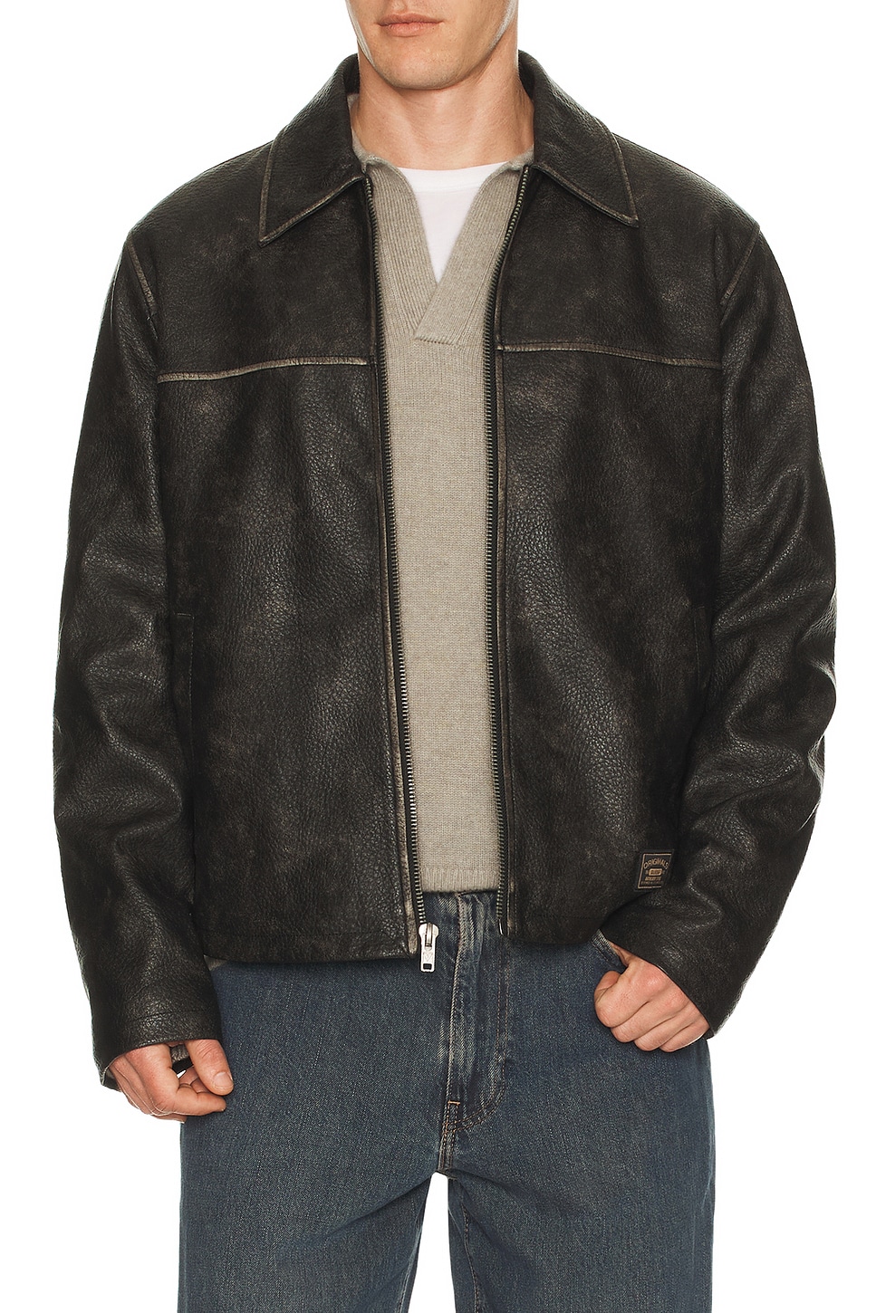 Guess Originals FAUX LEATHER ジャケット - Jet Black Multi | REVOLVE