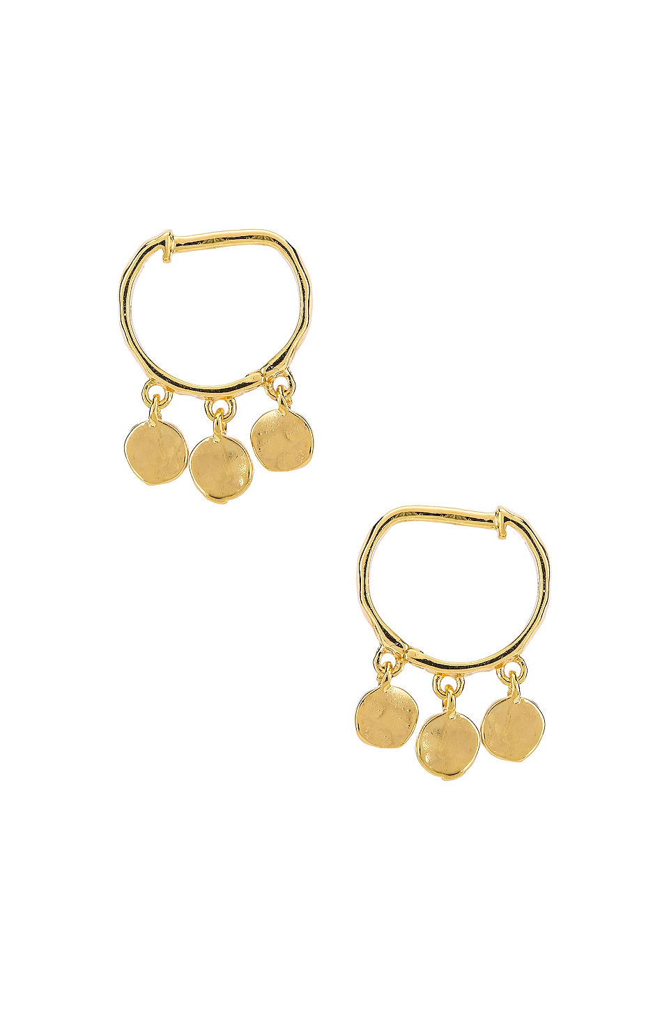 gorjana coin earrings