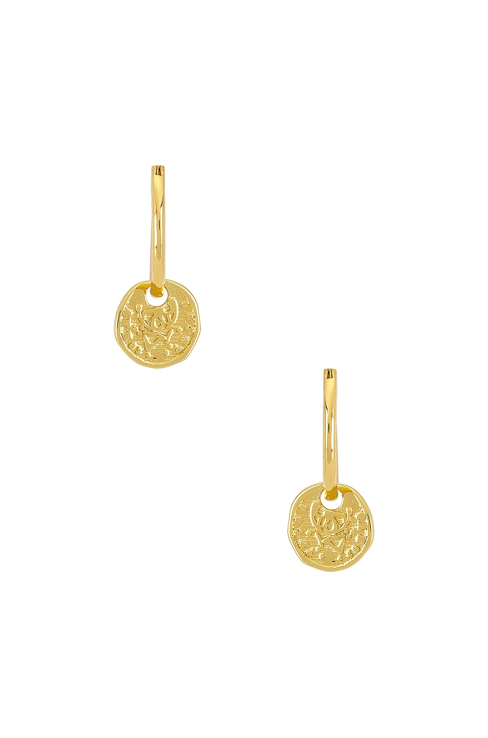 gorjana coin earrings