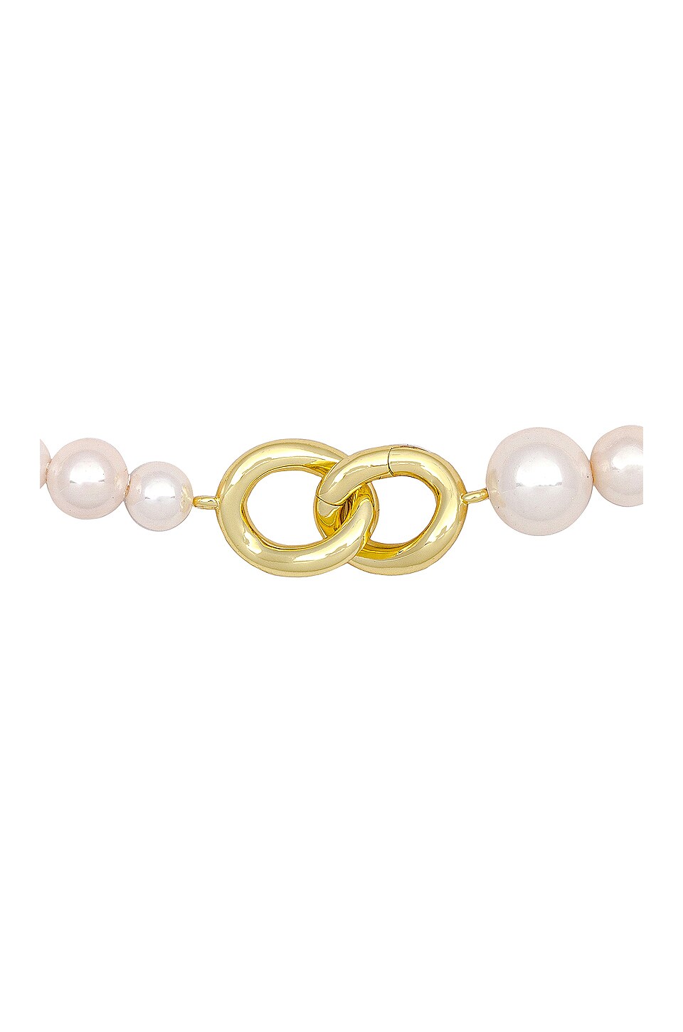 gorjana Lou Pearl Necklace in White Shell