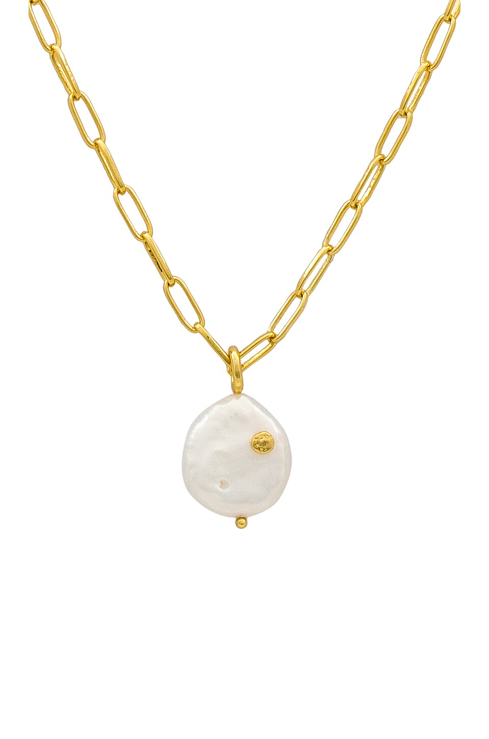 gorjana Reese Pearl Necklace in Pearl