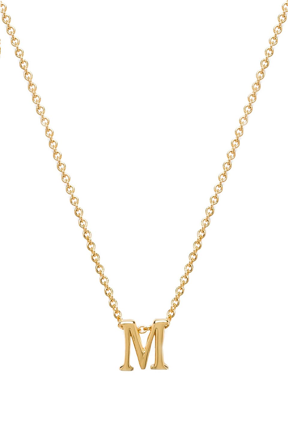 gorjana Alphabet Initial Necklace in 