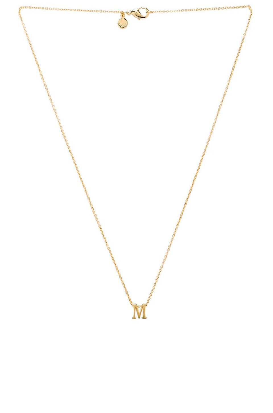 gorjana Alphabet Initial Necklace in 