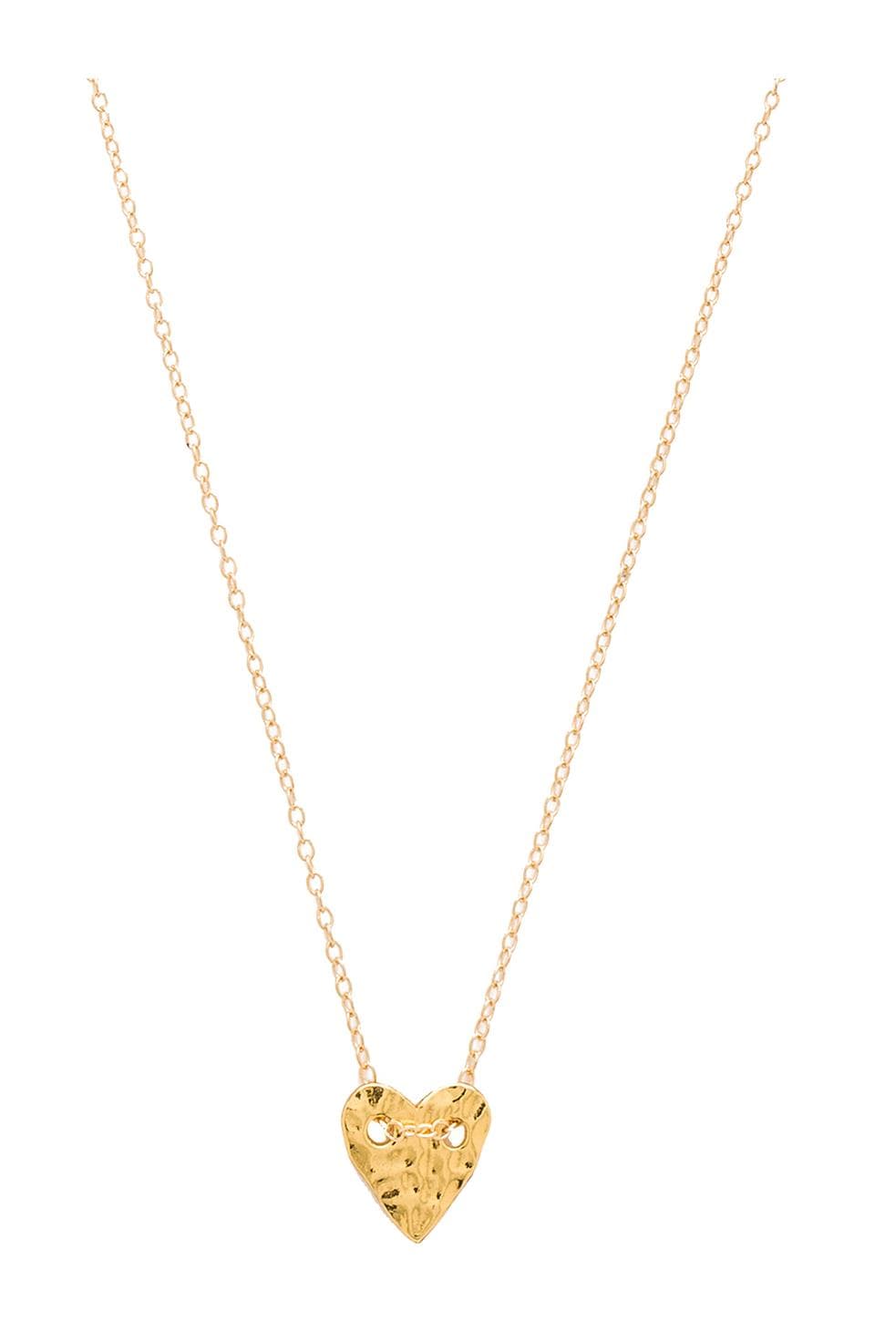 gorjana heart necklace