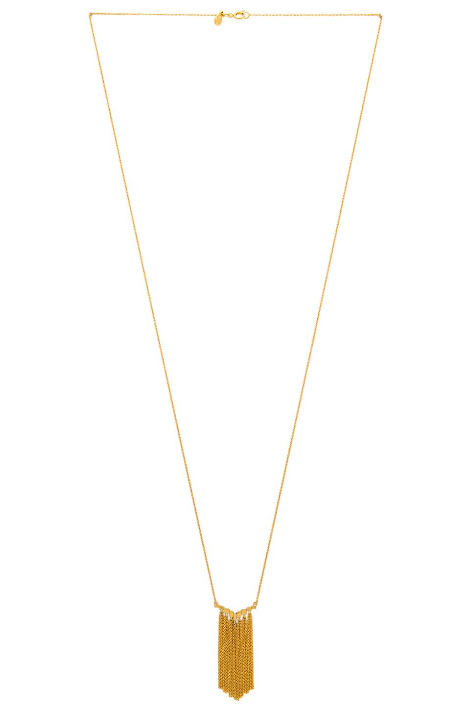 gorjana Faryn Fringe Necklace in Gold