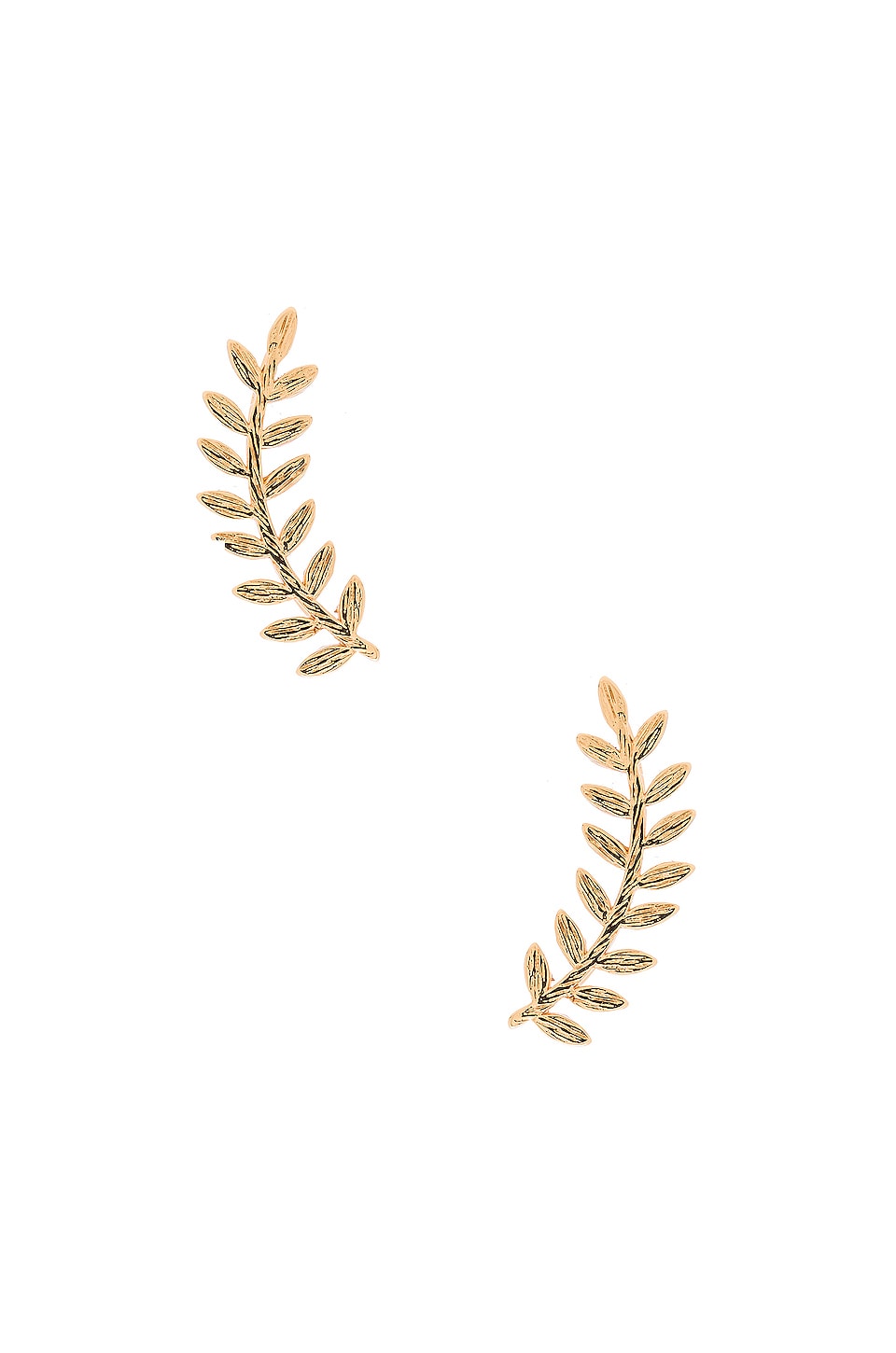Click to view more detailed imagery on our partner's website Gorjana Olympia Ear Climbers In Gold
