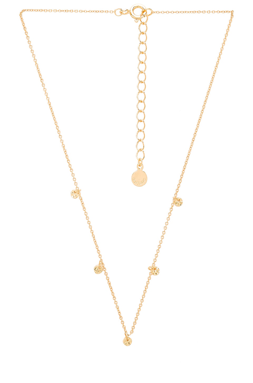 gorjana 5 Disc Choker in Gold