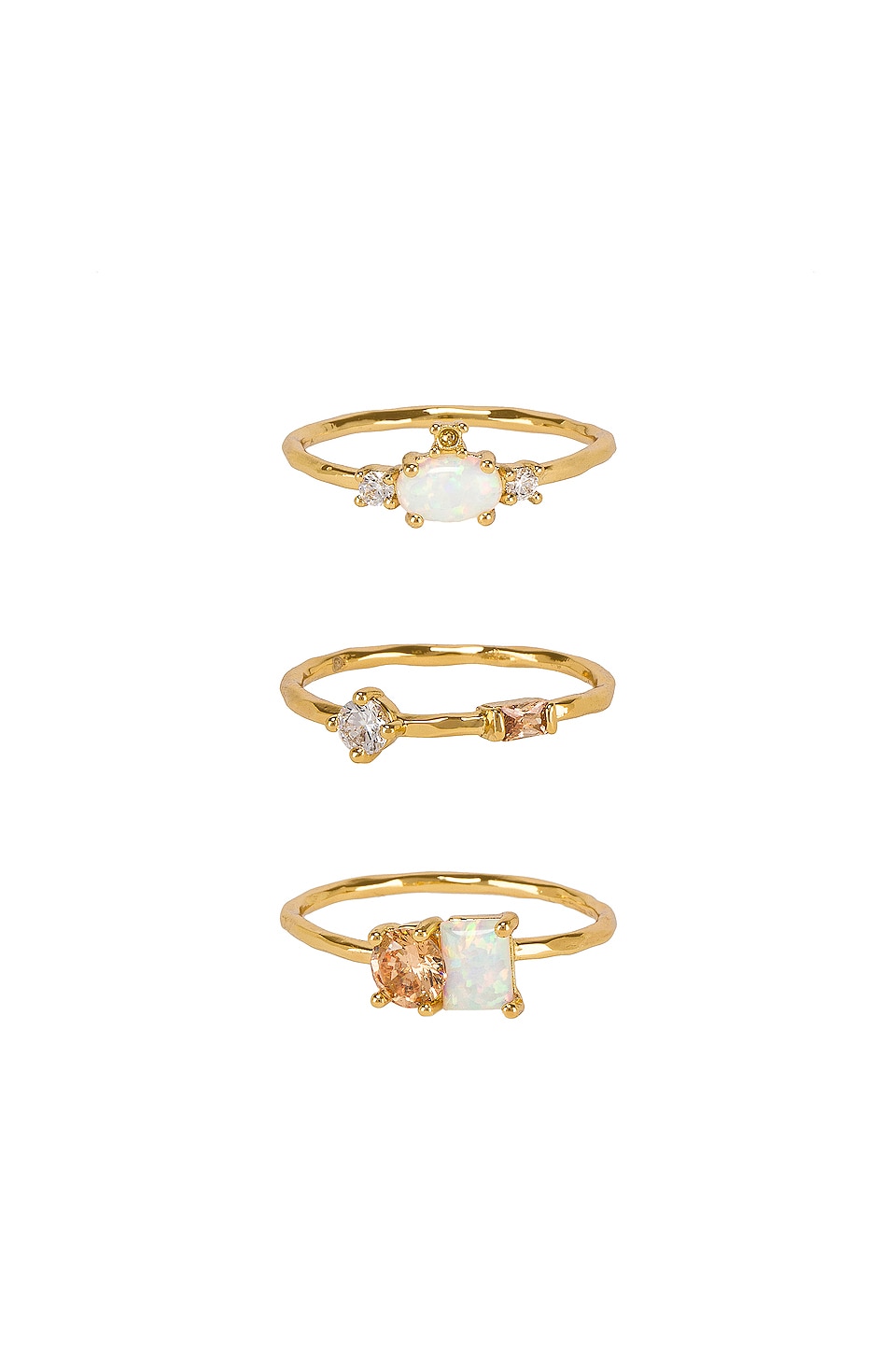 gorjana hudson ring set