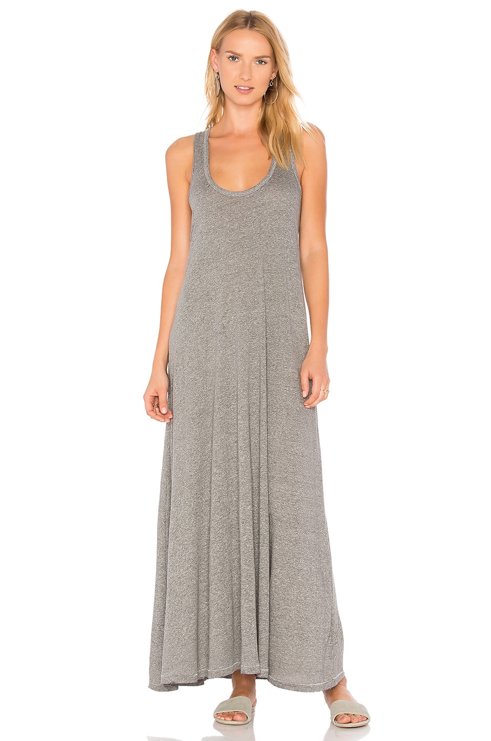 grey tank maxi dress