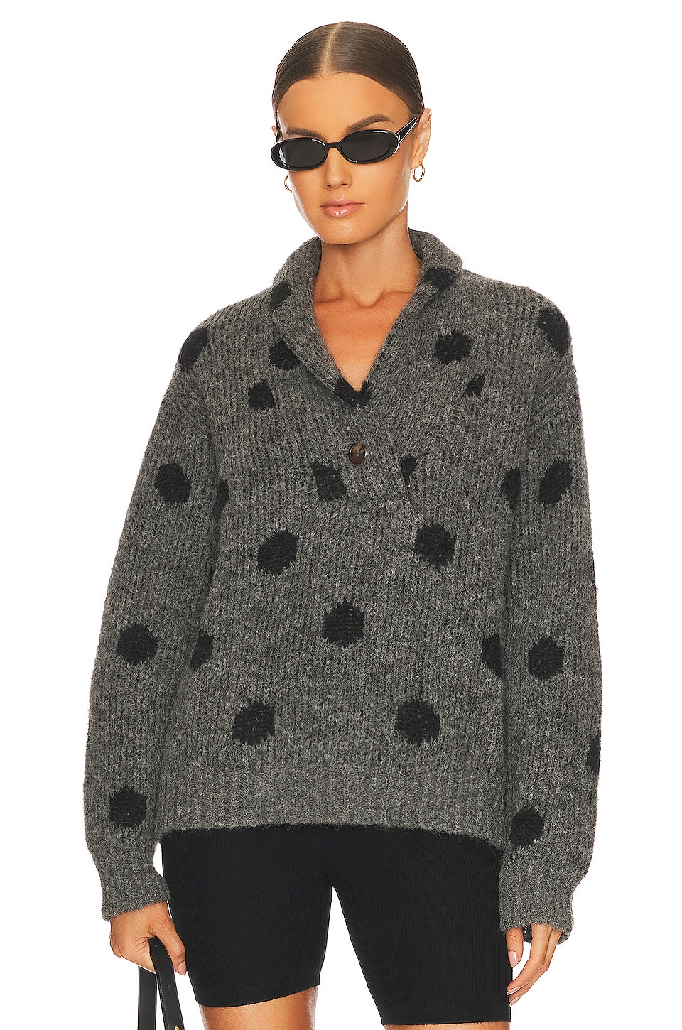 The Great Henley Sweater in Charcoal REVOLVE