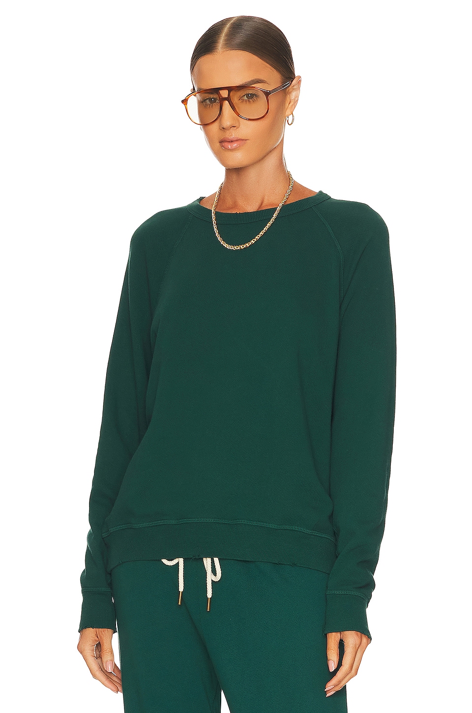 The Great College Sweatshirt in Green Grove REVOLVE